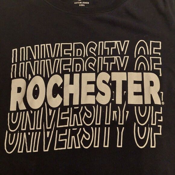 League Navy Blue University Of Rochester Short Sleeved Crewneck Tshirt Sz Small - Picture 7 of 11